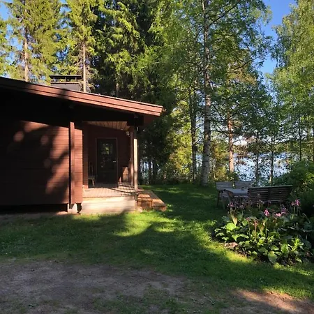 펜션 Vehkaniemen Lomatila Pohjaslahti